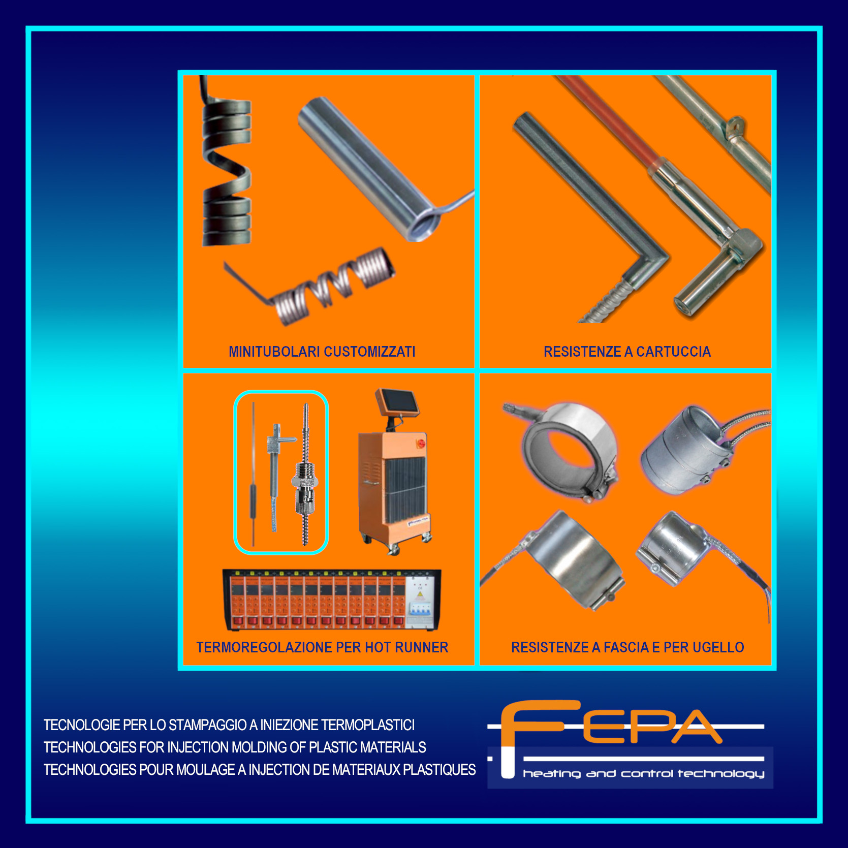 Resistenze per ugelli, Nozzle heaters, Resistances pour buses